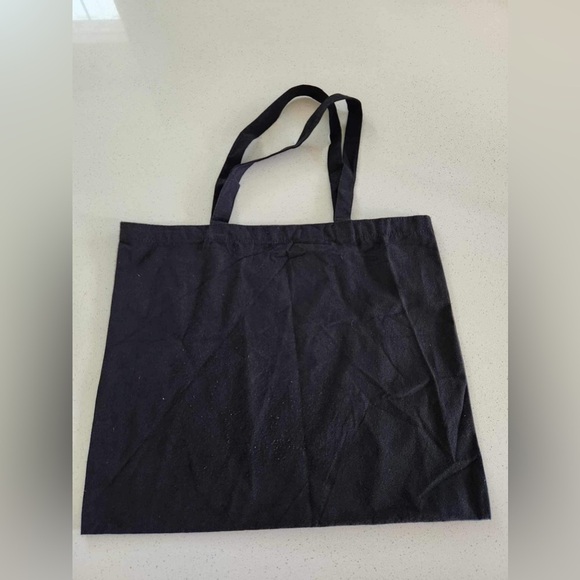 Reformation Black Tote Canvas Bag - Picture 3 of 4